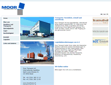 Tablet Screenshot of moortrans.ch